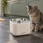 Rill Cordless Fountain 2 L in Chalk, lifestyle view