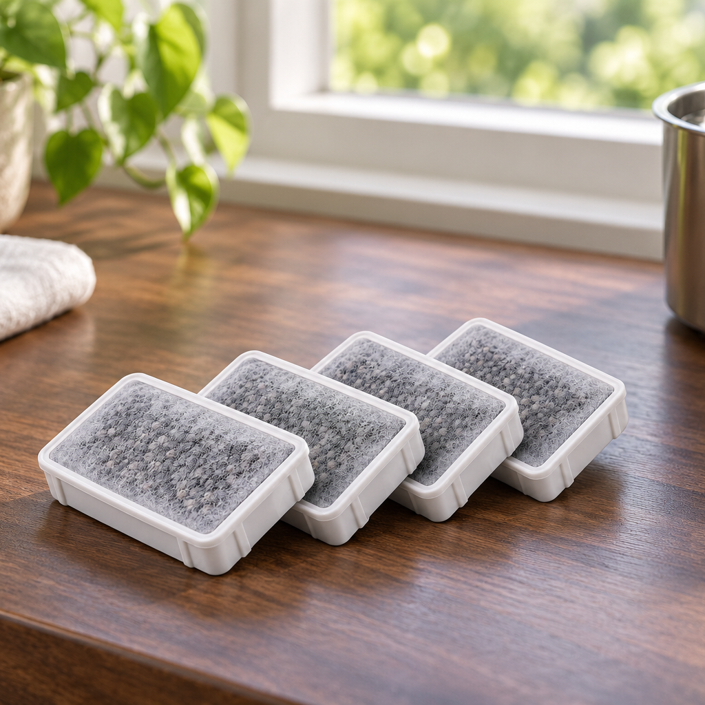 Rill Filter 4-Pack in Natural, lifestyle view