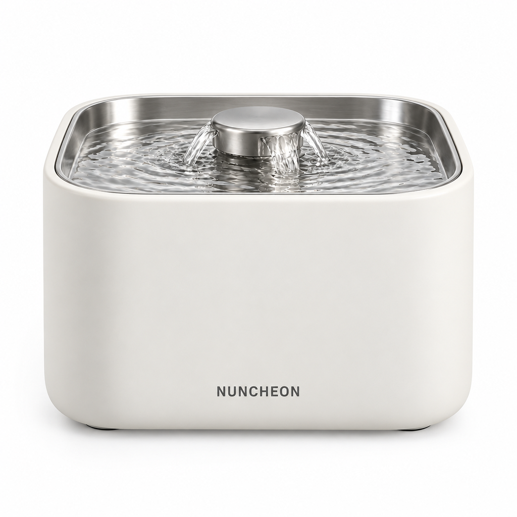 Rill Fountain 3.5 L in Chalk, front view
