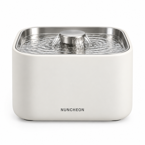 Rill Fountain 3.5 L in Chalk, front view