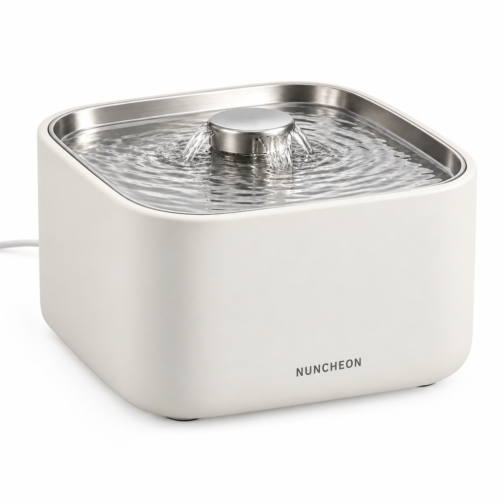 Rill Fountain 3.5 L in Chalk, three-quarter view