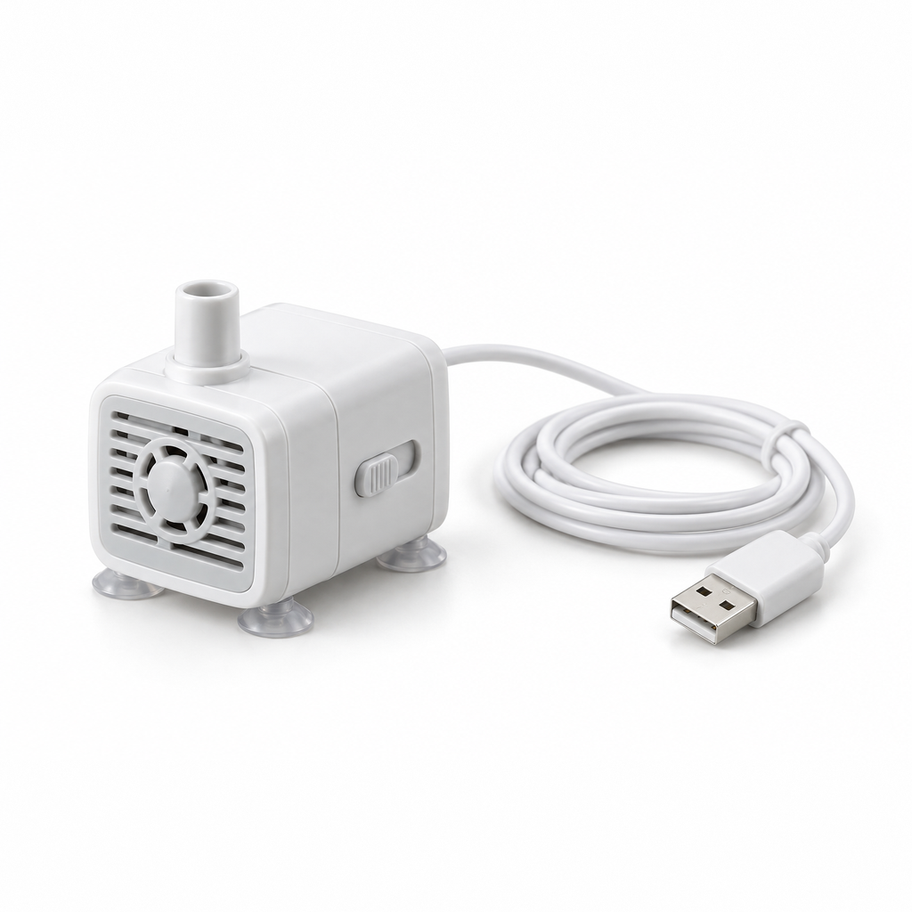 Rill Spare Pump in Natural, three-quarter view