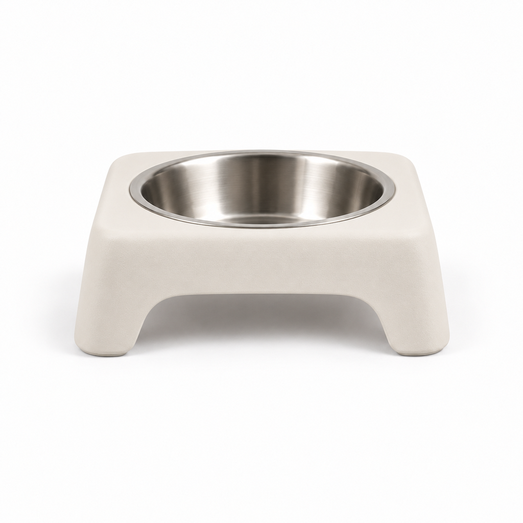 Sill Bowl Stand in Chalk, front view