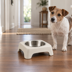 Sill Bowl Stand in Chalk, lifestyle view