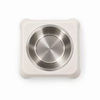 Sill Bowl Stand in Chalk, top view