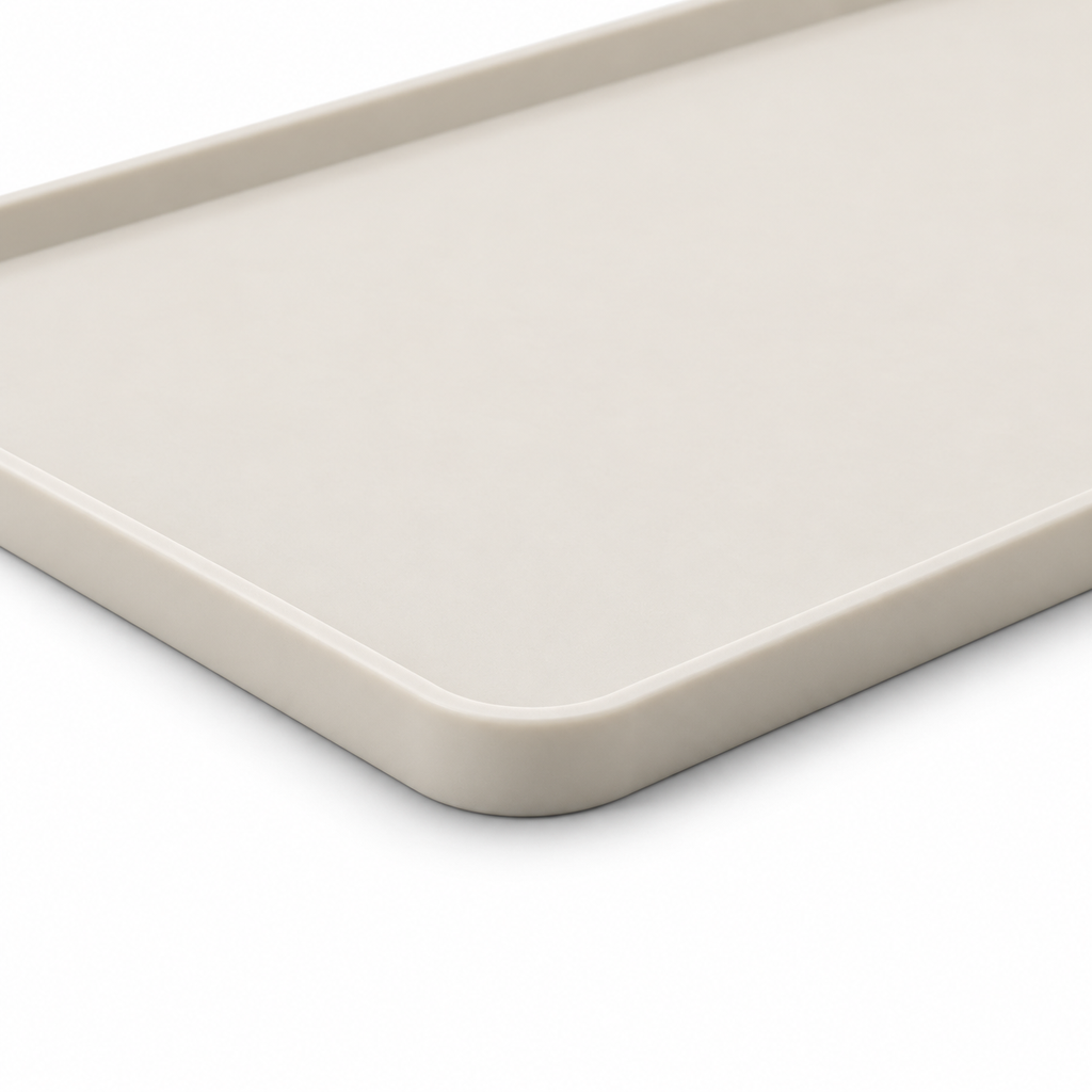 Sill Mat in Chalk, front view