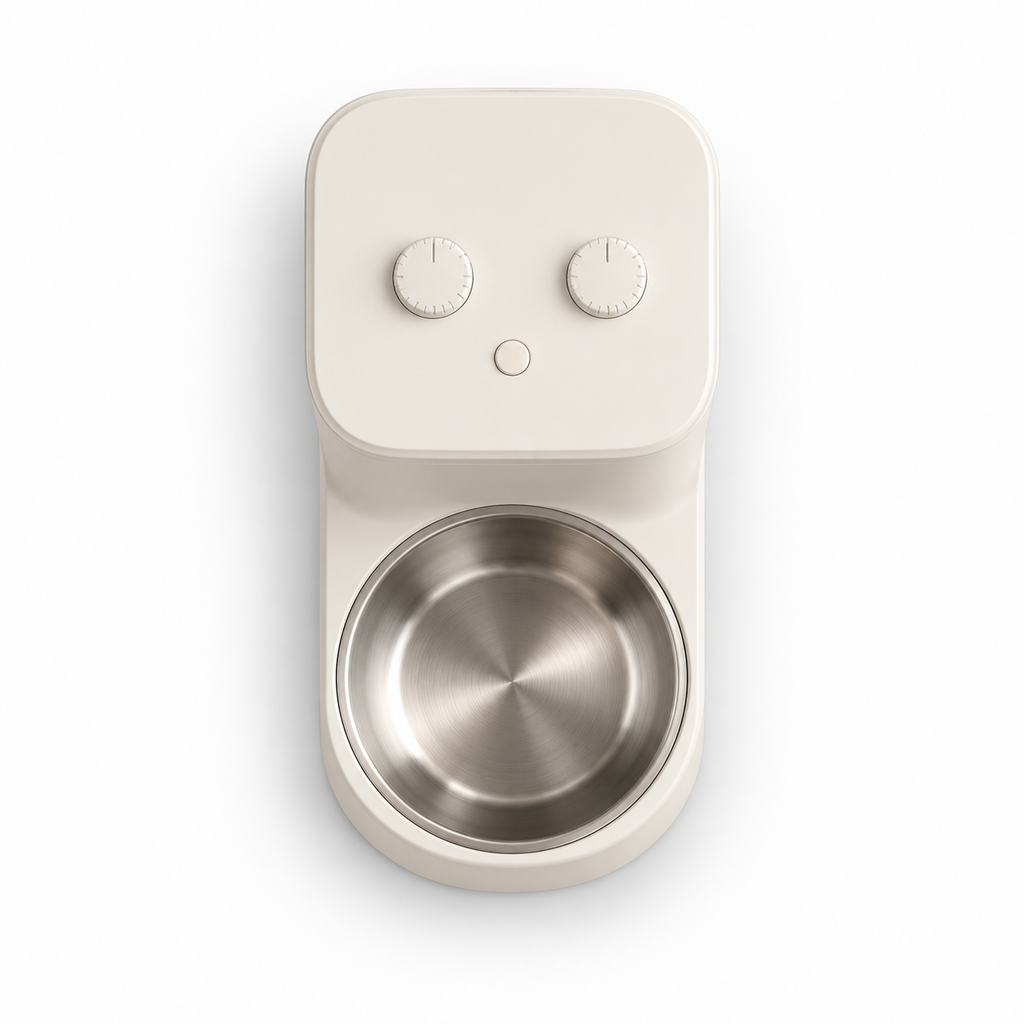 Tally Feeder 5 L in Chalk, top view